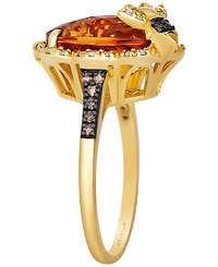 Le Vian Citrine (4-7/8 ct. t.w.) & Diamond (1/4 ct. t.w.) Ring in 14k Honey Gold