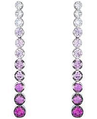 Le Vian Pink Sapphire & White Sapphire (7/8 ct. t.w.) Earrings in 14k Vanilla Gold