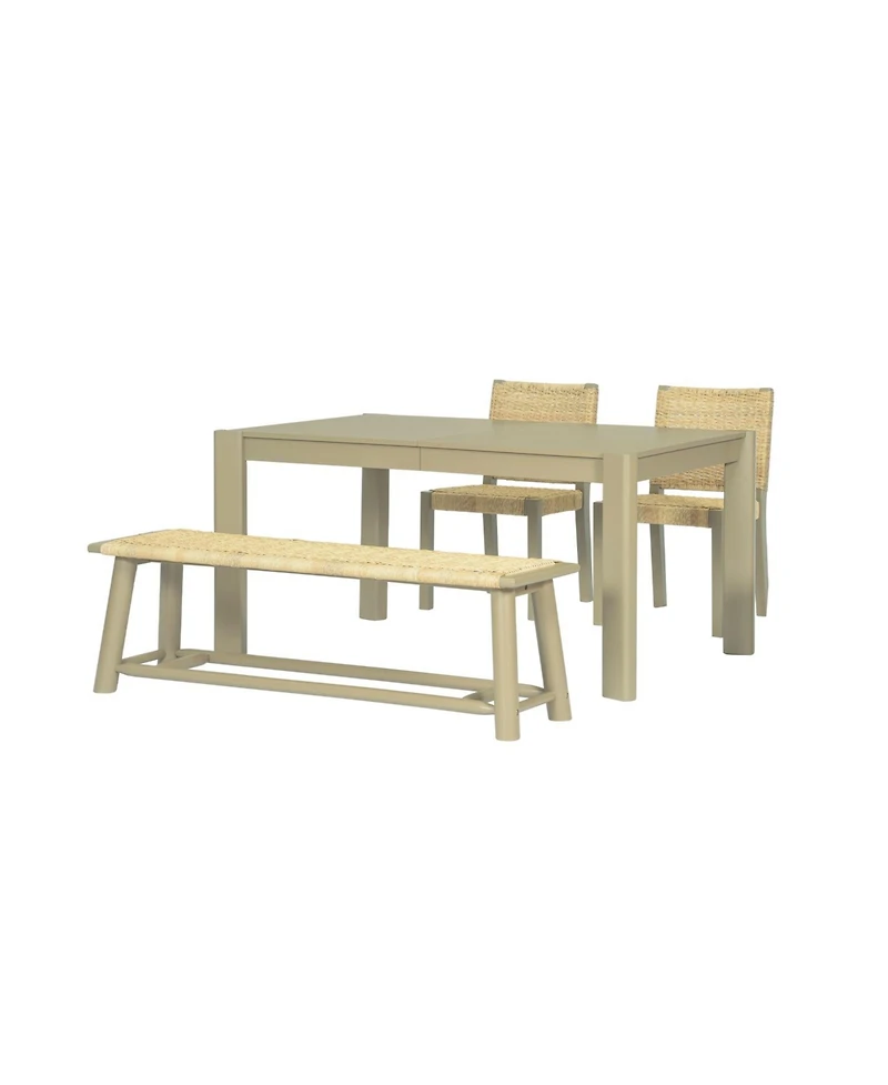Streamdale Furniture Farmhouse Extendable Dining Set