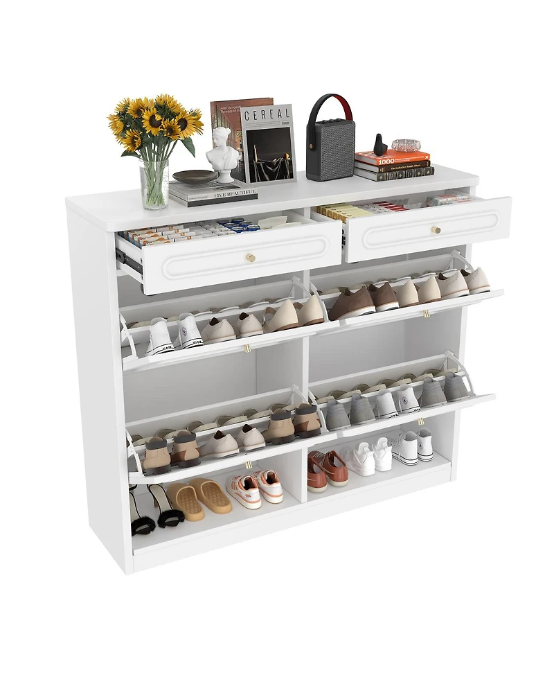 Streamdale Furniture Heavy Duty Rolling Garment Rack and Closet Organizer