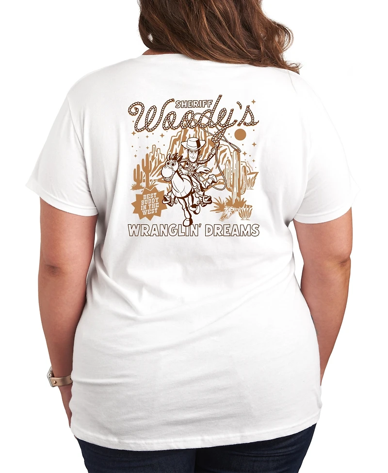 Hybrid Apparel Plus Toy Story 4 Sheriff Woody Show Short-Sleeve Graphic T-Shirt