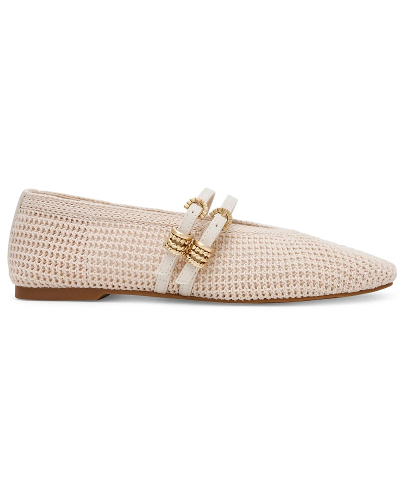 Dv Dolce Vita Women's Lespina Knitted Mary Jane Flats