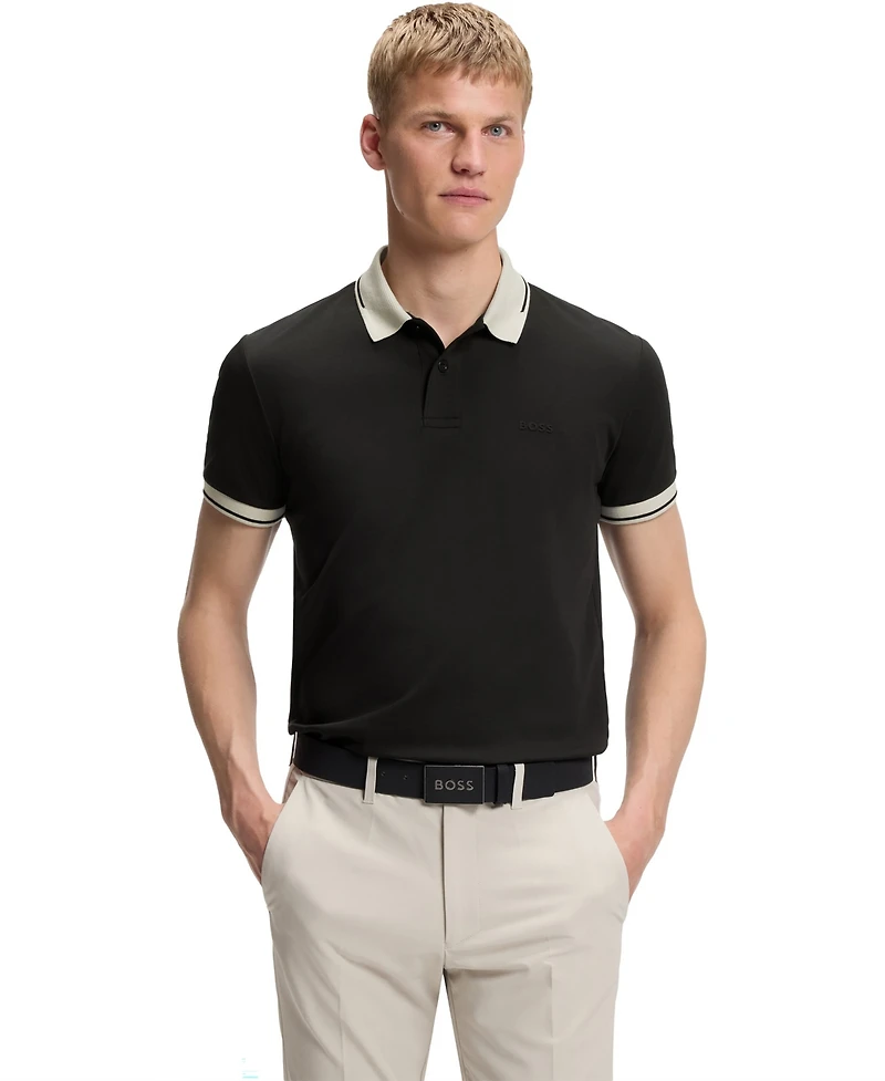 Boss by Hugo Men's Slim-Fit Cotton Polo Shirt