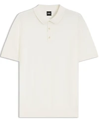 Boss by Hugo Men's Structured Fabric Regular-Fit Knit Polo Shirt