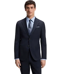 Boss by Hugo Men's Virgin Wool-Silk Slim-Fit Blazer