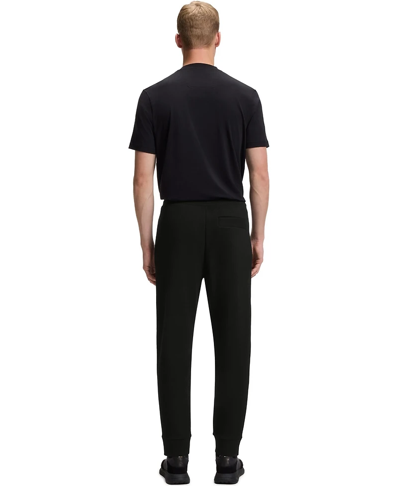 Boss by Hugo Men's Embroidered Logo Cotton-Blend Tracksuit Bottoms Pants
