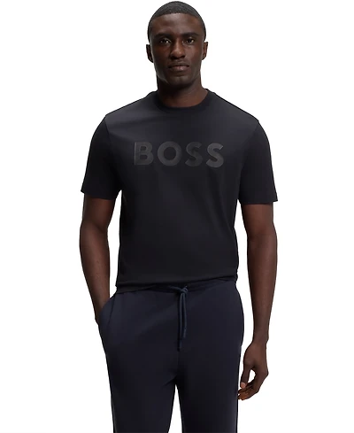 Boss by Hugo Men's Cotton Regular-Fit Tonal Logo T-Shirt