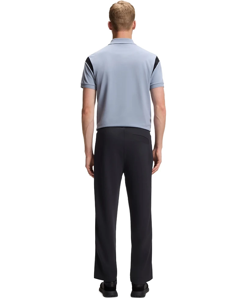 Boss by Hugo Men's Regular-Fit Jacquard Tape Jersey Pants
