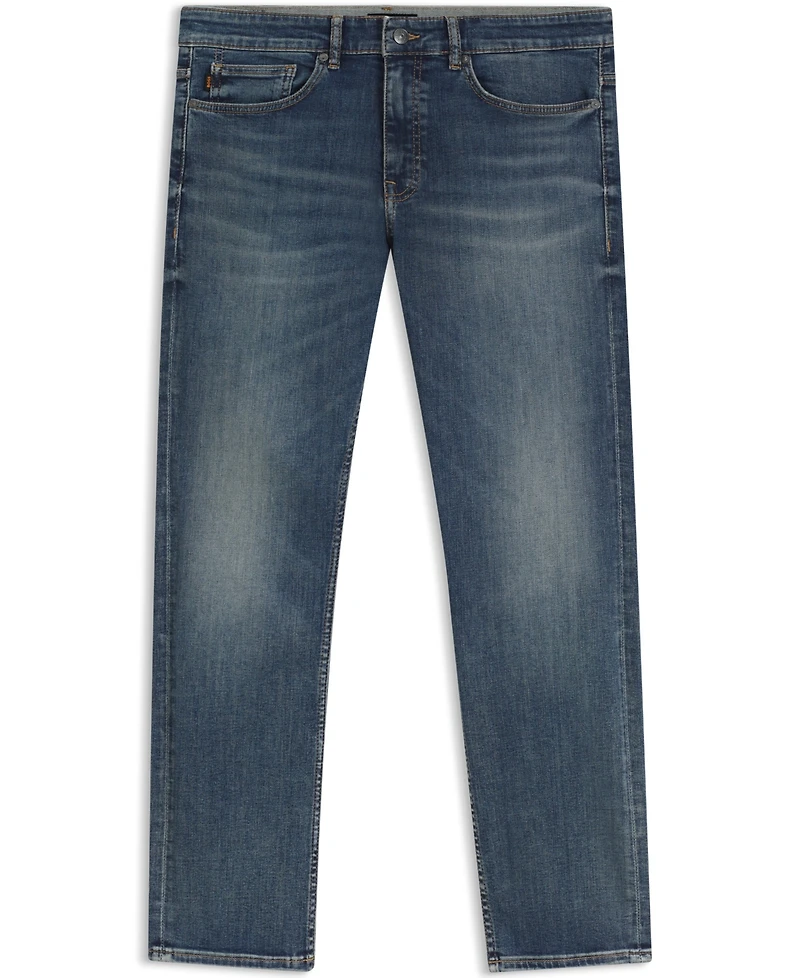 Boss by Hugo Men's Stretch-Cotton Blend Slim-Fit Jeans