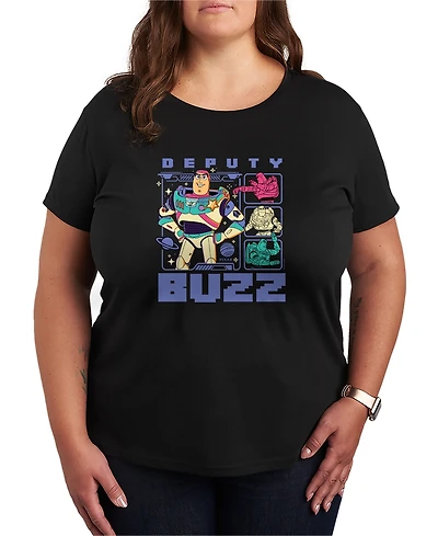 Hybrid Apparel Plus Toy Story 5 Deputy Buzz Short-Sleeve Graphic T-Shirt