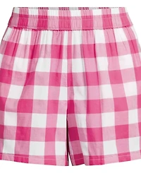 Lands' End Women's Poplin Sleep Boxer Shorts