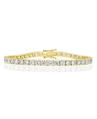 Simona Elegant Round 4mm Brilliant Cubic Zirconia Tennis Bracelet.