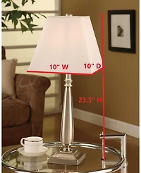 Kings Brand Furniture Set of Two Table Lamp