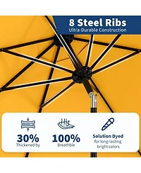 gaomon Outdoor Table Patio Umbrella, Waterproof Uv Protection for Garden, Backyard, Poolside