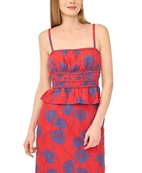 1.state Women's Smocked Bodice Top
