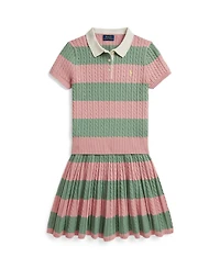 Polo Ralph Lauren Girls' 7-16 Short-Sleeve Sweater and Skirt, 2-Piece Set