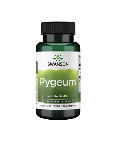 Swanson Pygeum Herbal Supplement for Male Prostate, Bladder and Urinary Health, Men's Health Support 100 Capsules