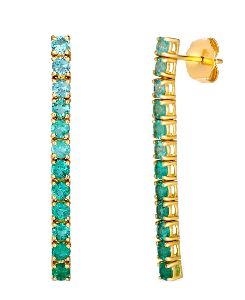 Le Vian Emerald Ombre (1-1/10 ct. t.w.) Earrings in 14k Honey Gold