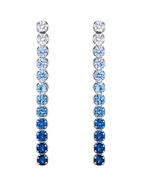 Le Vian Sapphire Ombre & White Sapphire (5/8 ct. t.w.) Earrings in Platinum