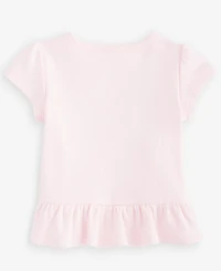 First Impressions Baby Girls' 3M-24M Mix & Match Short-Sleeve Butterfly Peplum T-Shirt, Macy's Exclusive