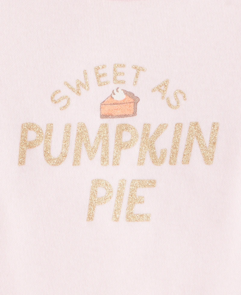 First Impressions Baby Girls' 3M-24M Short-Sleeve Pumpkin Pie T-Shirt, Macy's Exclusive