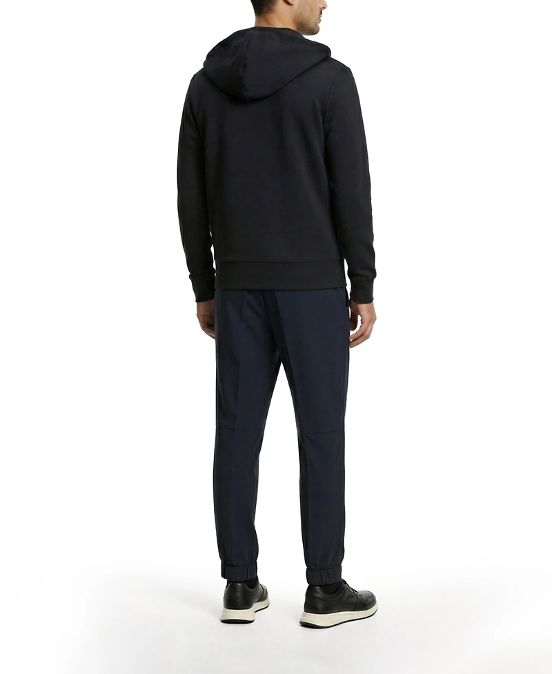 Boss by Hugo Men's Logo Print Zip-Up Hoodie