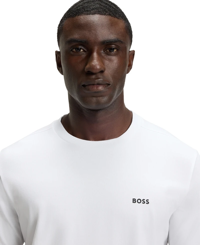 Boss by Hugo Men's Contrast Logo Regular-Fit T-Shirt