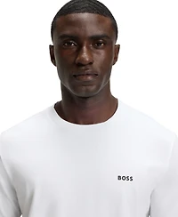 Boss by Hugo Men's Contrast Logo Regular-Fit T-Shirt