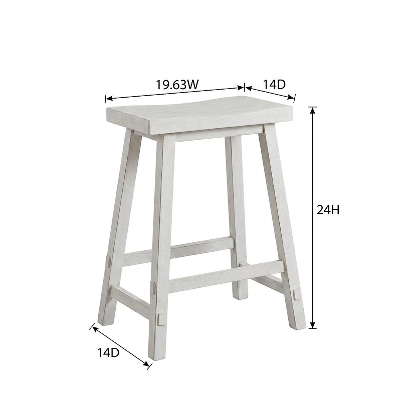 Liberty Furniture Industries, Inc. Creations 24 Inch Sawhorse Counter Stool