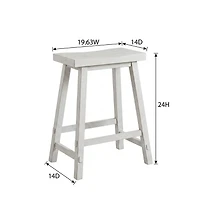 Liberty Furniture Industries, Inc. Creations 24 Inch Sawhorse Counter Stool