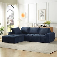 Streamdale Furniture Modern Tufted Segmented Sofa with Pocket Spring Support - No Assembly