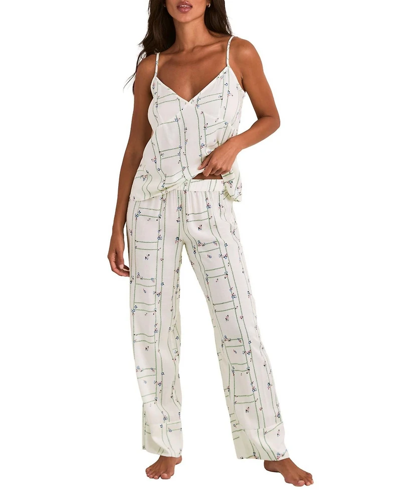 Adore Me Women's Nessa Pajama Cami and Pant Set