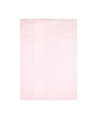 Hudson Baby Girl Cotton Poly Flannel Burp Cloths 4-Pack, One Size