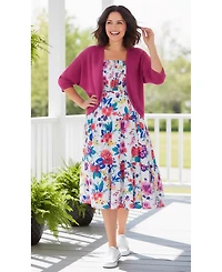 Woman Within Women's Convertible Dress To Skirt