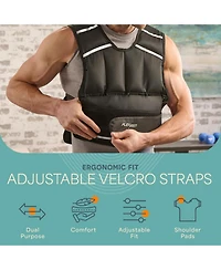 Lifepro 2-in-1 Adjustable Weighted Vest + Ankle Weights (15 & 20lbs)