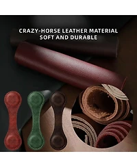 Gnuadz Magnetic Leather Bookmarks Vintage Reading Gift Set