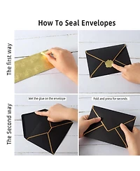 Gnuadz Envelopes With Border Stickers Greeting Cards Invitation