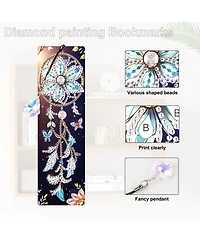 Gnuadz Diamond Painting Bookmarks Dreamcatcher Butterfly Diy Kit
