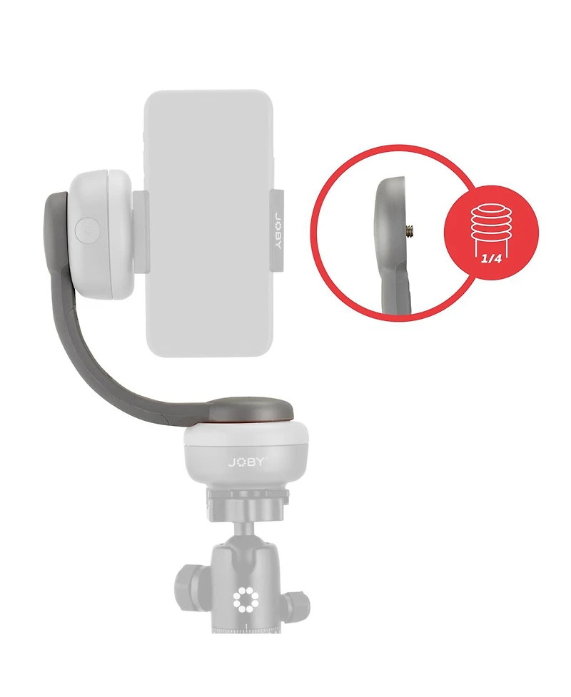 Joby Pan Tilt Bracket for Spin Heads, Gray