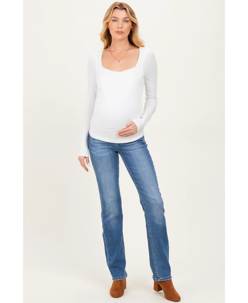 Pinkblush Maternity Slim Straight Leg Jeans