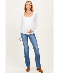 Pinkblush Maternity Slim Straight Leg Jeans