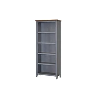 Martin Furniture Fairmont Farmhouse Open Wood Bookcase
