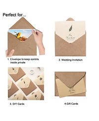Gnuadz Invitation Envelopes V-Flap
