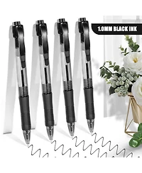 Gnuadz Retractable Ballpoint Pens Soft Grip Ink Click Medium Point Smooth Writing Office School Bulk Pack 50
