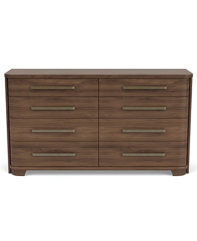 Amelie 37" Wood 8-Drawer Dresser