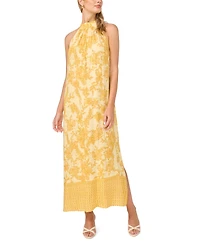 Vince Camuto Women's Halter Neck Sleeveless Maxi Dress