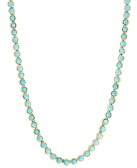Effy Collection Turquoise Necklace in Gold Over Sterling Silver