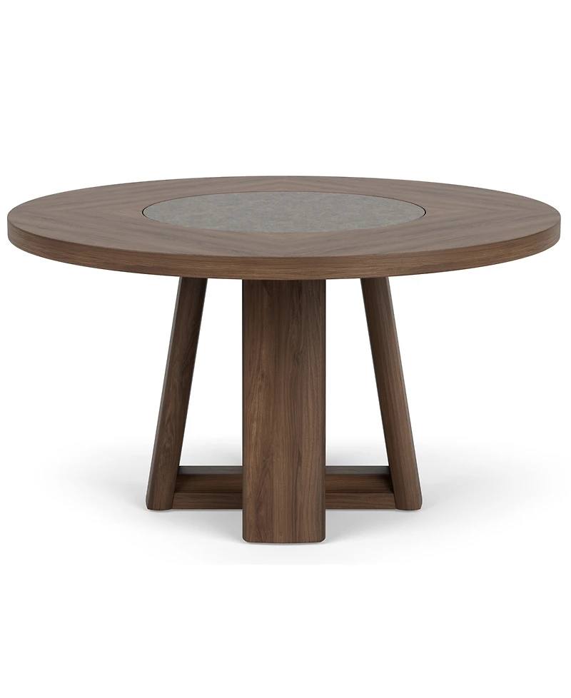 Amelie 30" Wood Round Dining Table