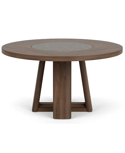 Amelie 30" Wood Round Dining Table