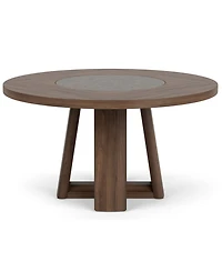 Amelie 30" Wood Round Dining Table